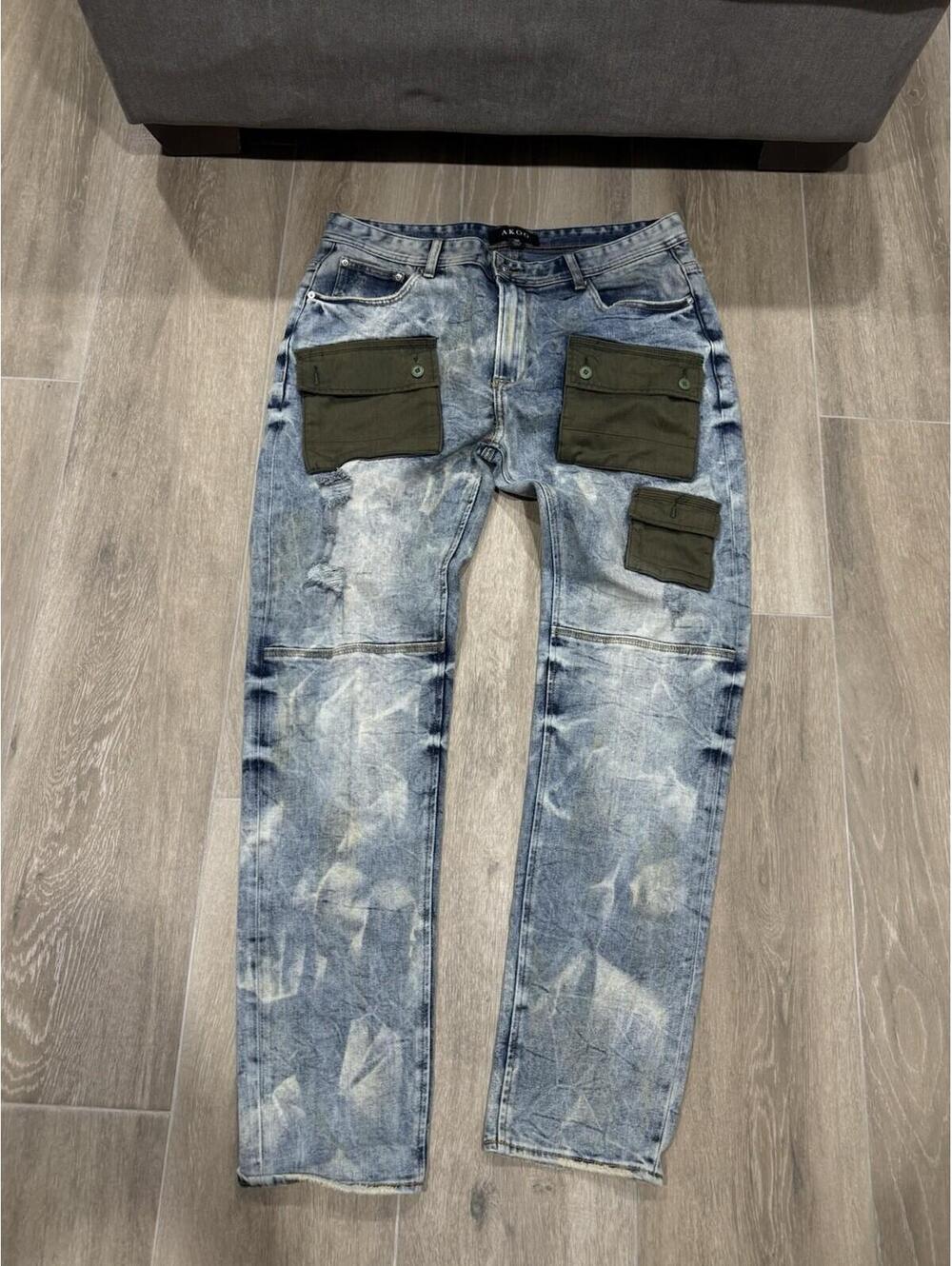 Akoo Blue Jeans 38 Y2K/ Hip Hop